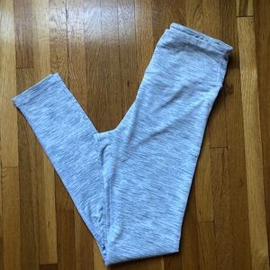 Spacedye White/Gray High Waisted Leggings Small